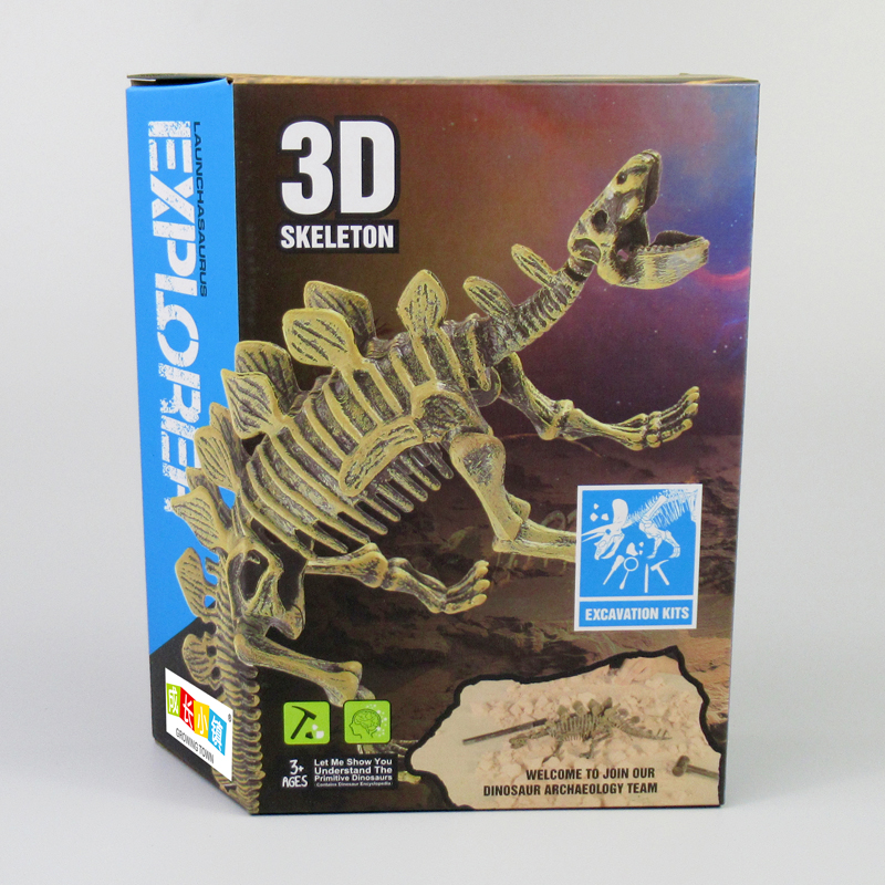 Dig it out Stegosaur skeleton